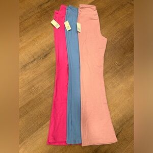 Gap Kids Flare Leggings NWT Size 8/Medium 3 pair